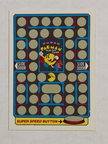 Fleer super pac man 1982 - fleer,