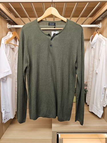 Bnwt zara man mens henley - zara, knit