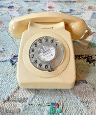 Vintage rotary dial telephone
