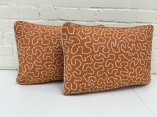 Linwood “Wiggle” Marmalade Cushion Covers