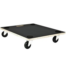 Transport Roller Warehouse Dolly Heavy Box Furniture Flat Platform Moving Office