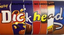D*CKHEAD CHOCOLATE BAR WRAPPER