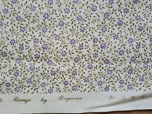Vintage floral upholstery - vintage,