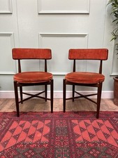 Matching Pair Of retro Mid Century Gplan Dining Chairs, Danish McIntosh Style