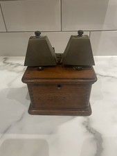 Oak Wood Cow Bell Ringer Box