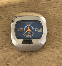 Vintage Hudson Automatic Jump Hour Mens Date Watch - Spares/Repairs