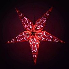 Handmade Red Paper Star