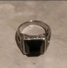 Masonic  Steel Silver Ring