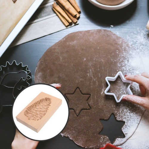 Light brown wooden cookie - wooden,