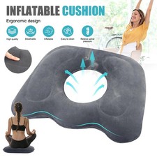 Inflatable Donut Ring Cushion Hemorrhoid Seat Pad Adjustable Office Sitting Fits