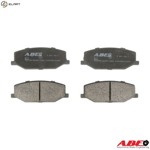 Brake pad set disc - disc,