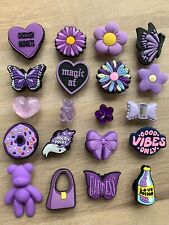 Purple Clog Charms fits Croc