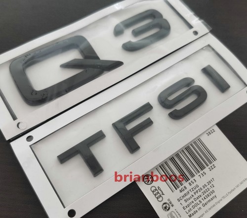 Gloss black tfsi badge rear - badge,