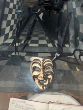 Hand-Painted Ceramic Clay Face