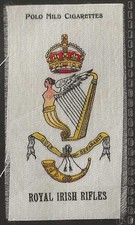 MURRAY-ORDERS OF CHIVALRY (SILK) 1925- ROYAL IRISH RIFLES