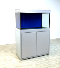 AQUARIUM 270L Fish tank Cabinet and Aluminum Cover 105 x 60 x 55 cm Rimless tank