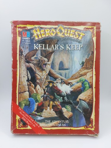 Hero quest kellar keep box - quest, kellar's