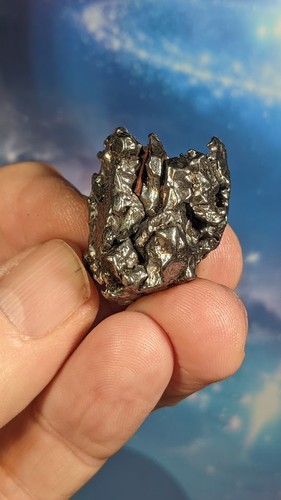 Genuine iron meteorite campo - iron,