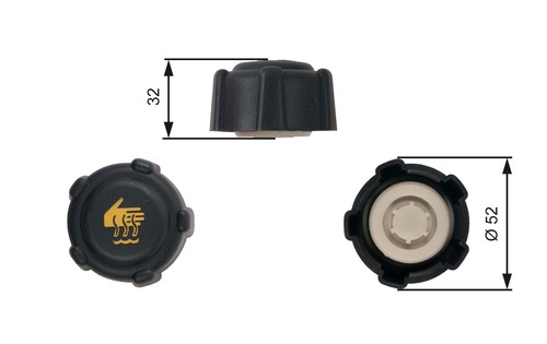 Gates rc223 cap coolant - rc223, cap,