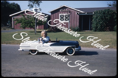 Girl pontiac pedal car - girl,
