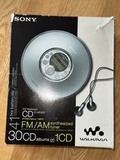 Sony D-NF420 Atrac 3 Plus FM AM CD Walkman G Protection Test Working Incomplete