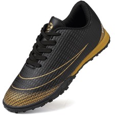 Lvptsh Boys Girls Football Boots Kids Athletic Soccer Cleats Shoes Indoor EU35