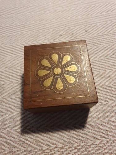 Vintage hand carved hinged - vintage,
