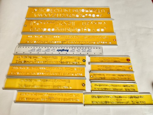Used rotring lettering - used,