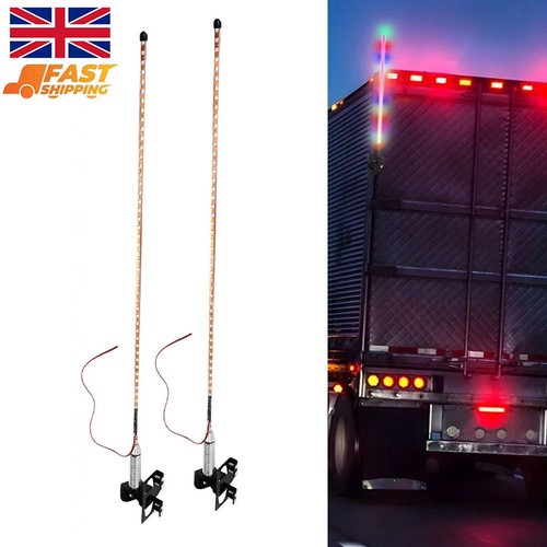 12v car whip light - 2x,