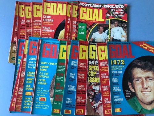 Goal magazines 1971 - 1972, &
