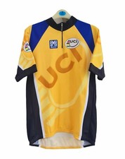 SMS Santini UCI World Cycling Short Sleeve Cycling Jersey Size L/XL Yellow