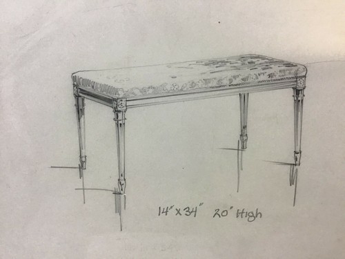 Vintage original drawing - -,