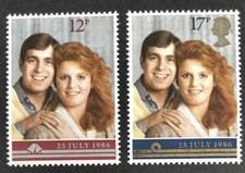 GB 1986 MNH Royal Wedding