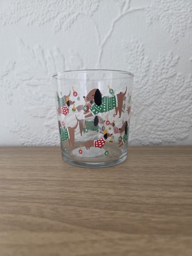 Christmas sausage dog - sausage, glass