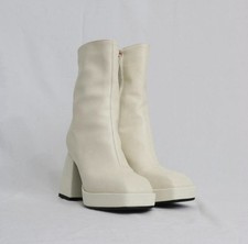 Unique Cream Leather 70's