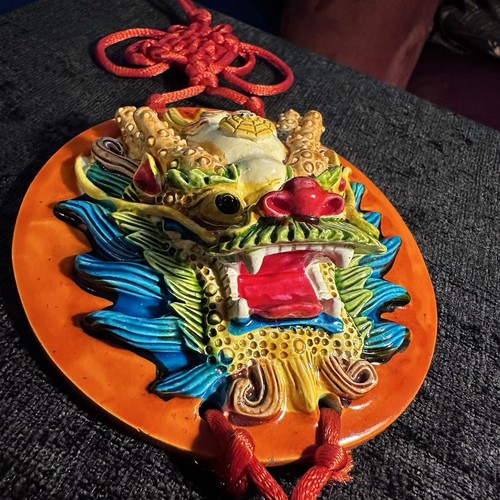 Chinese dragon wall plaque - dragon,