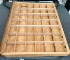 Vintage printers tray with 42