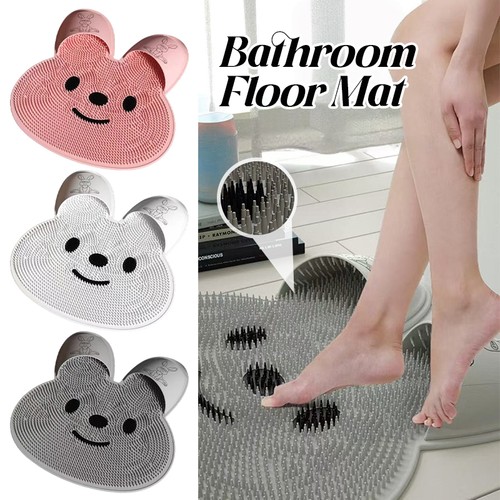 Bathroom floor mat rabbit - bathroom,