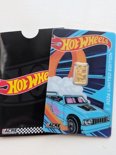 Hot wheels pure 999 gold - pure, .999