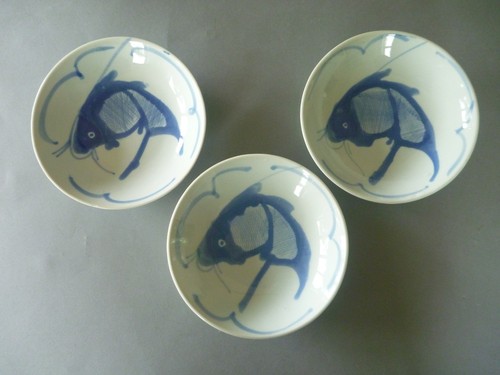 Vintage chinese koi carp fish - vintage,