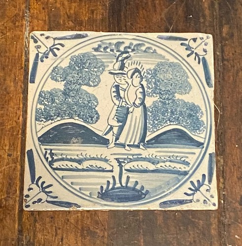 Century dutch delft tile - 18,