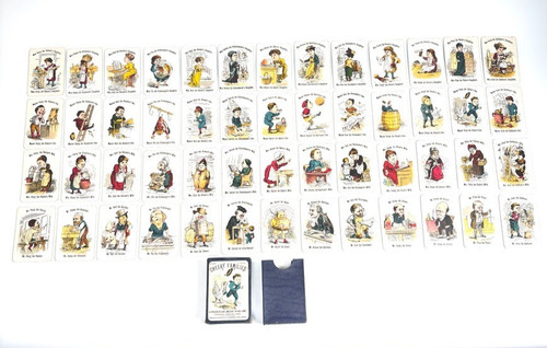 Antique card game cheery - antique,