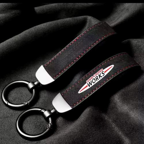 Mini jcw suede key - suede, ring