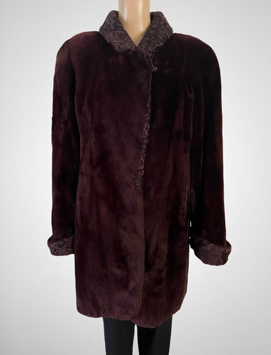 Luxury sheared beaver coat - beaver,
