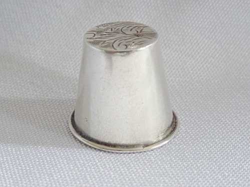 Vintage silver thimble 925 - thimble,