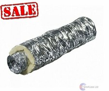 Flexible Acoustic Insulated Ducting Hydroponics Heat Recovery Fan All Sizes