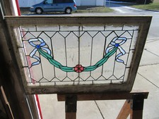 ~ ANTIQUE STAINED GLASS