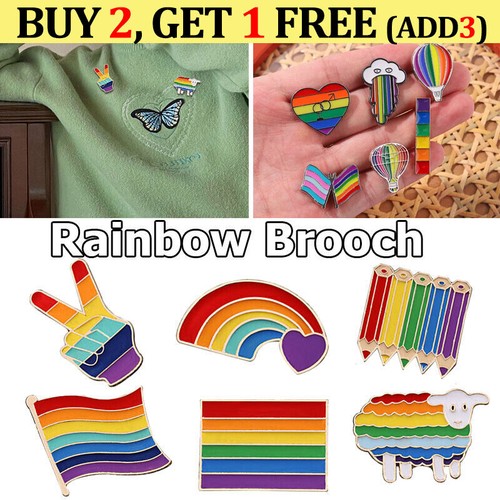 Rainbow pride pin badge lgbtq - pride,