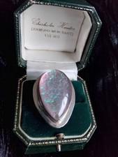 Large Faux Opal Ring