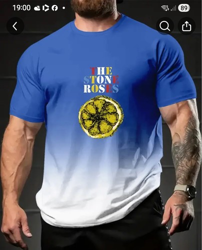 Stone roses tee shirt - roses,